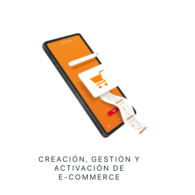 Creación, gestión y activación de e-commerce